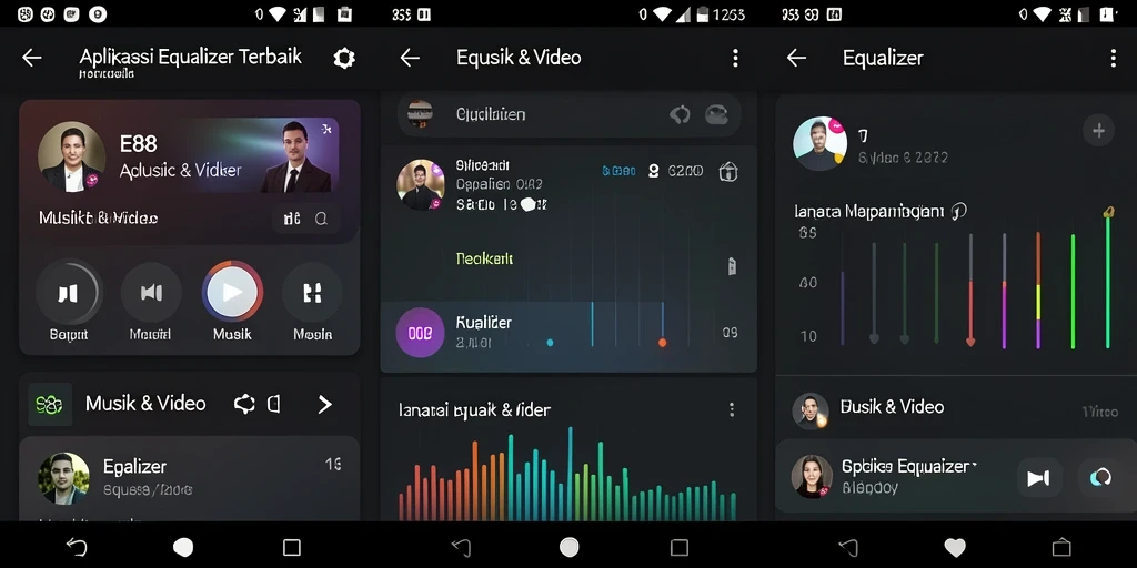 Tampilan antarmuka E88 yang menarik dan fungsional untuk pengaturan Equalizer.