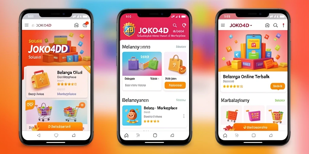 Tampilan antarmuka aplikasi JOKO4D yang modern dan user-friendly.