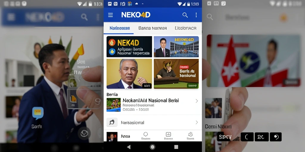 Tampilan antarmuka NEKO4D yang modern dan intuitif.