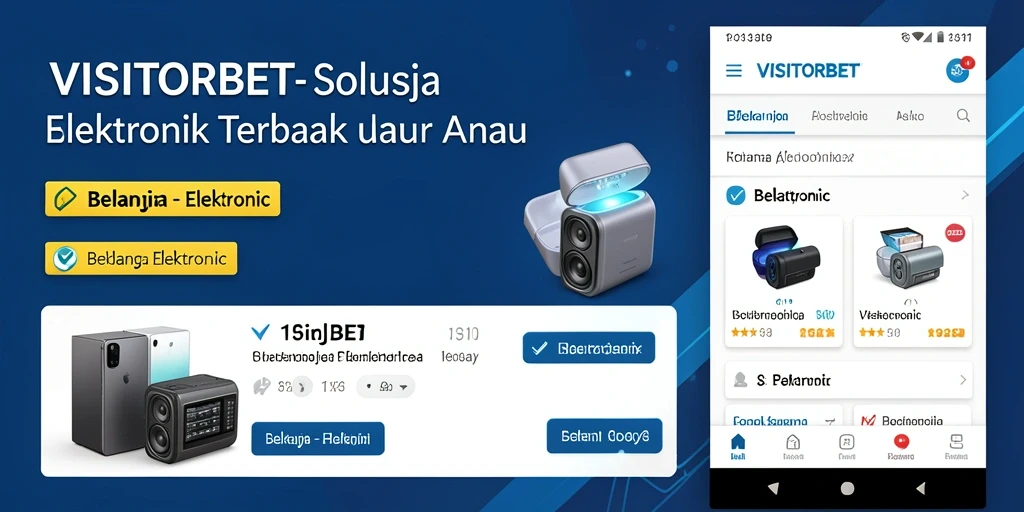 Tampilan antarmuka aplikasi VISITORBET yang modern dan menarik.